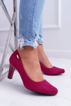 Women's Sergio Leone Fuchsia Suede Orsola pumps