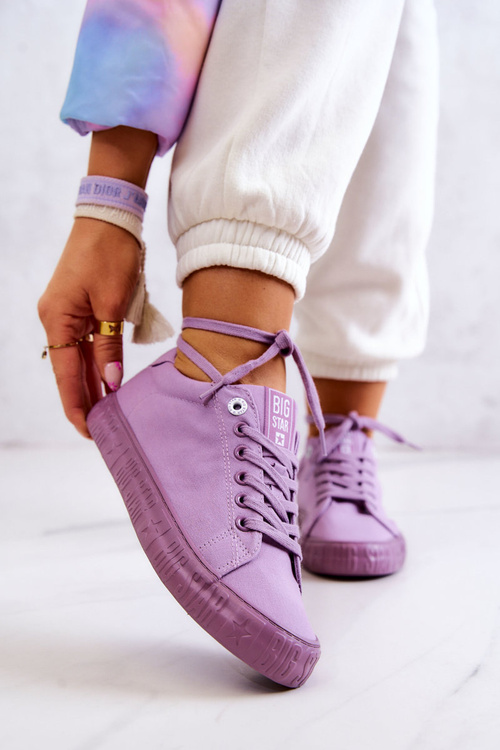 Women's Low Sneakers Big Star JJ274416 Violet