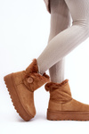 Women's Platform Snow Boots with Faux Fur Camel Wikas