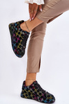 Buty Sportowe Damskie Dżety Czarne GOE LL2N4010