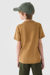 T-Shirt With Print For Boys 4F 4FJWAW24TTSHM1553-74S Yellow
