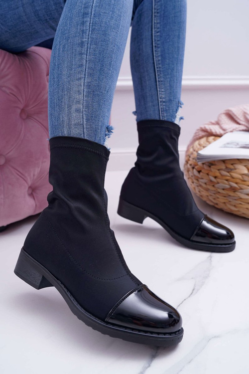 Women's Flexible Boots Black Beat