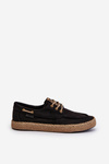 Men's lace-up espadrilles Big Star NN174051 Black