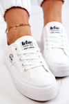 Tenisówki Trampki Platforma Lee Cooper Białe LCW-22-31-0837L 