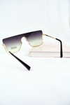 Women's Sunglasses Gold Prius PRE-37 Green Gradient 