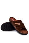 Men's Comfortable Slippers Big Star JJ176006 Brown