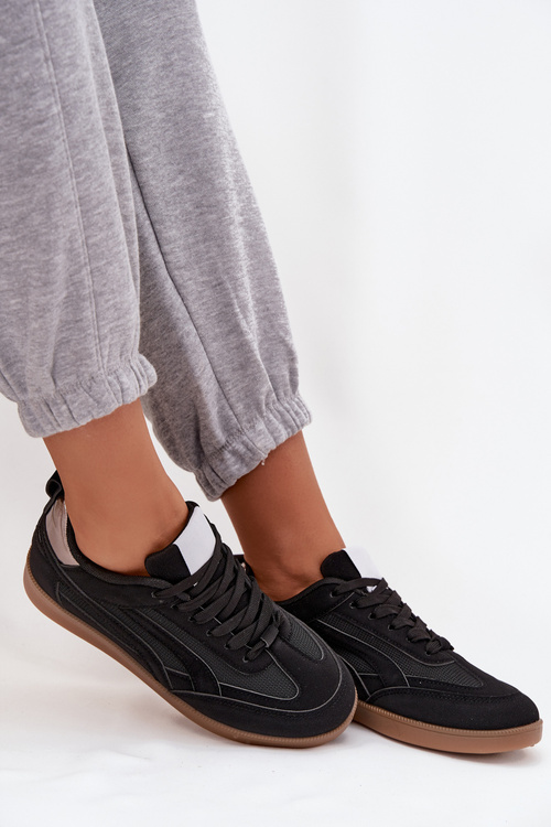 Damskie Sneakersy Czarne Hanelor