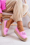 Classic Espadrilles On The Platform Pink Julianne
