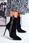 Women’s Boots On High Heel Black GG2N3005