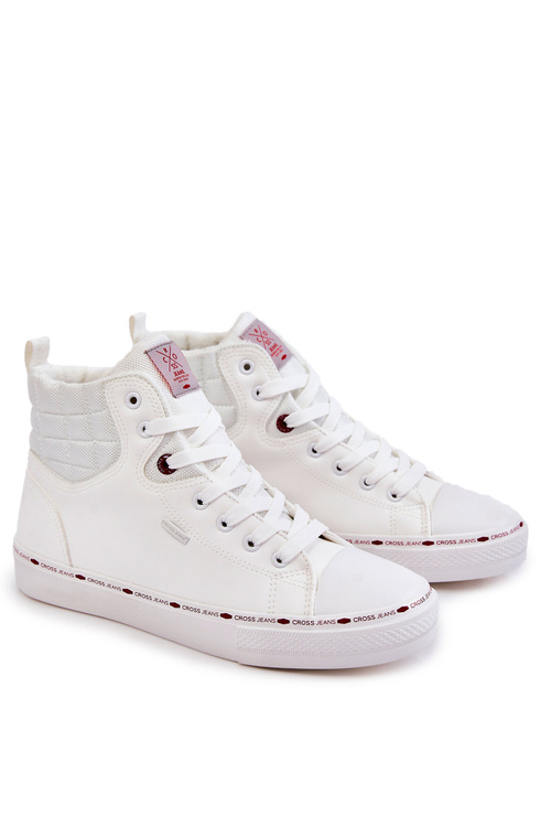 Men's Sneakers High Insulated Cross Jeans KK1R4056C White