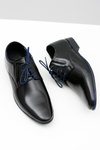 Black Men's Marcello Business Semi Shoes