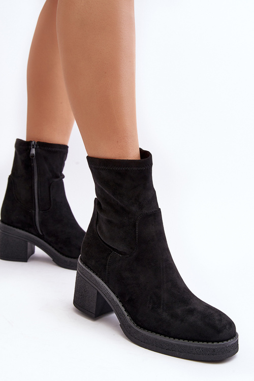 Women's ankle boots with a heel Camel Argastis