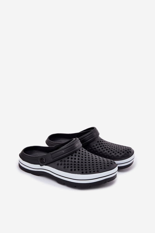 Men's Foam Slippers Black Maravena