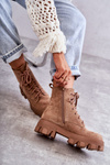 Suede Warm Boots Workers Brown Darvin