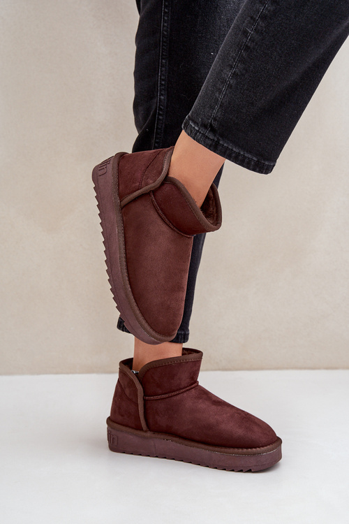 Snow Boots On Platform Women's D.Franklin DFSH370010 Chocolate