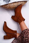 Women's Heeled Boots Sergio Leone Camel BT520
