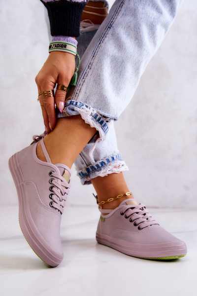 Light Women's Sneakers Big Star JJ274264 Grey