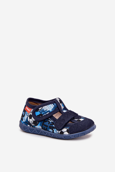Slippers Milami Children's With Velcro In Balls Navy Blue Reathiana
