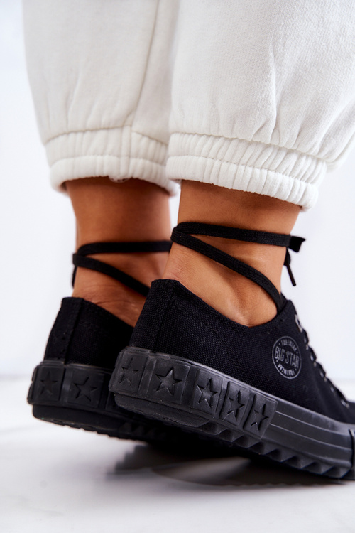 Tenisówki Trampki Niskie BIG STAR Czarne JJ274510