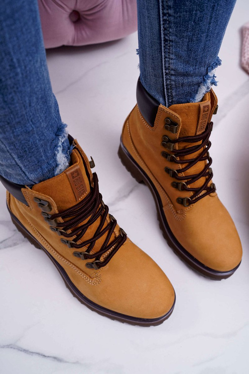 Women's Boots Trappers Big Star Camel EE274035