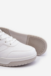 Men's White Faux Leather Sneakers Radikalle