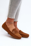 Mokasyny Klasyczne Damskie Camel Iramarie DF879