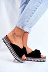 Women's Slides High Black Mortigo