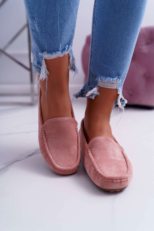 Mokassins Women's Comfortable Eco-suede Pink Lemma