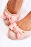 Rubber Women's Ballerina Ballerinas Bow Nude Fergie