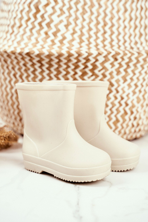 Children's Classic Rubber Galoshes Beige Lullaby 
