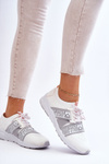 Buty Sportowe Memory Foam Big Star Białe HH274355 