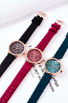 Watch On A Leather Strap Nickel Free ERNEST Dark Green