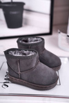 Children's Insulated Snow Boots Grey Gooby