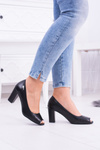 Women's Sergio Leone Fingerless Black Penelope Pumps
