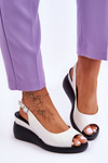 Women's Wedge Sandals Sergio Leone SK853 White