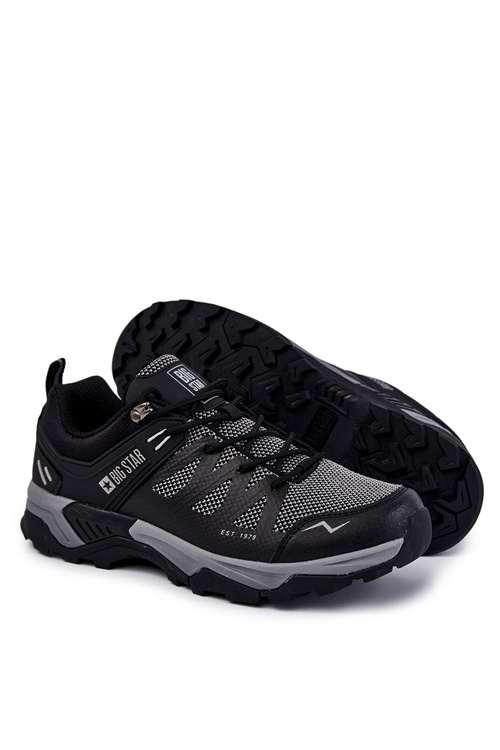 Men's Sport Shoes Trappers Memory Foam Big Star KK174105 Black