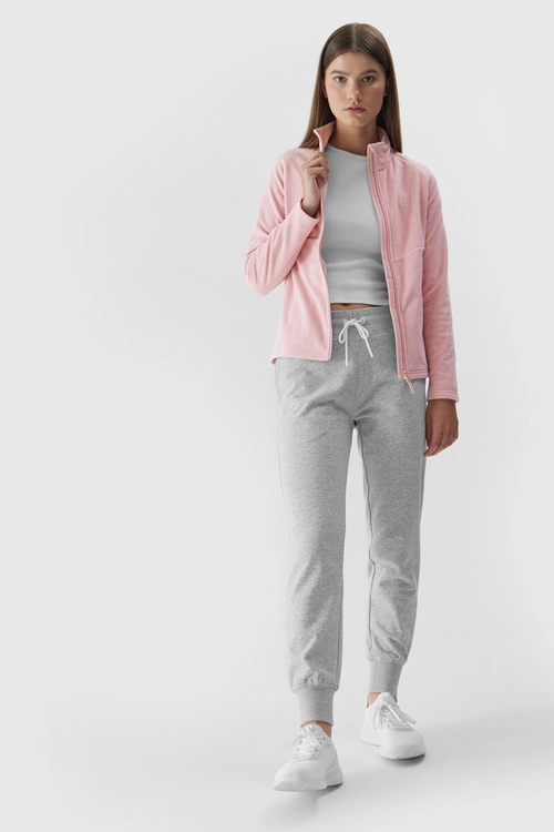 Polar With Stand-Up Collar 4F Regular Women's 4FAW23TFLEF146-65S Pink