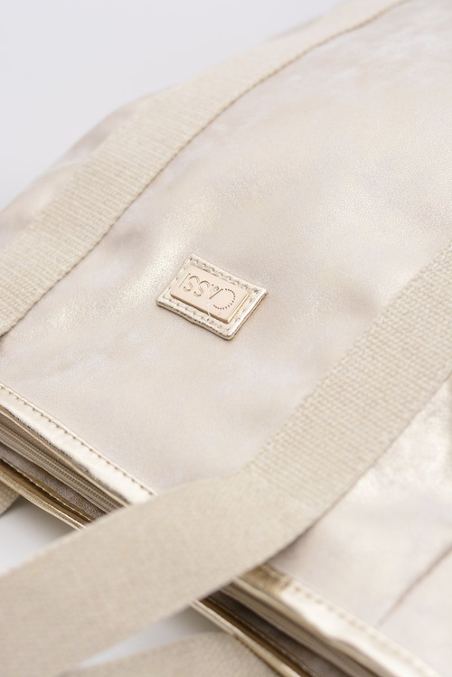 Women's Large Gold Shopper Bag