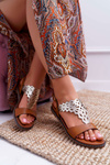 Women's Flat Sandals Sergio Leone SK011 Camel Lirielle
