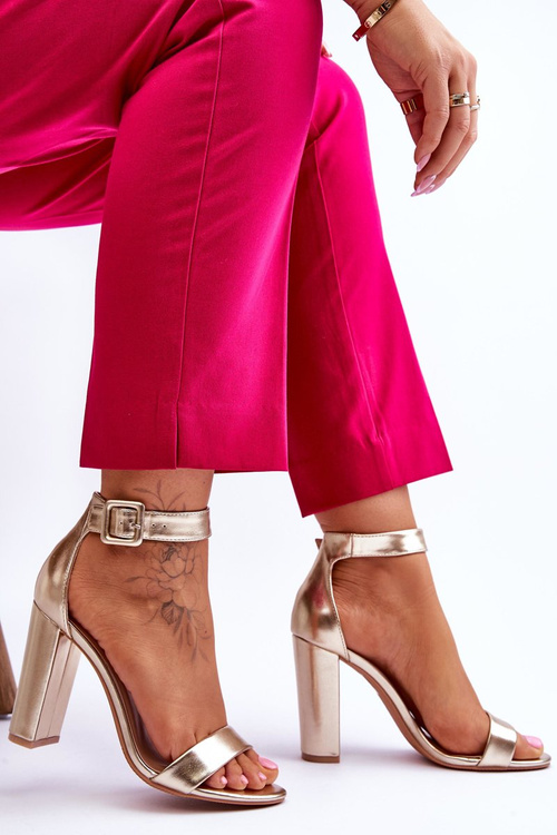 Heel Sandals gold Georgina