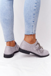 Women's Brogues With Buckles Lu Boo Grey