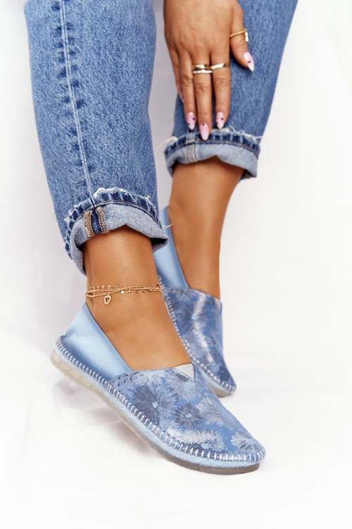 Women's Ballerinas Blue Maciejka 01930-72/00-0