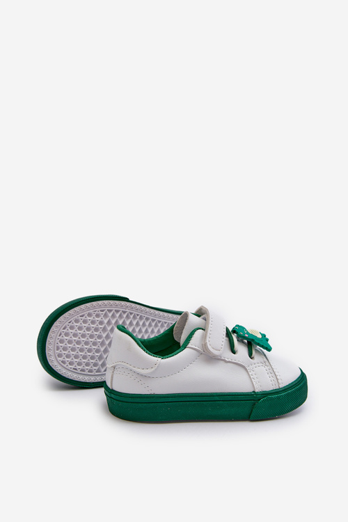 Children's Sneakers Trainers With Bow White-Green Pennyn