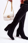 Classic Suede Boots Black Kastia