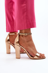Heel Sandals gold Georgina