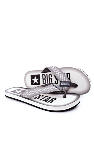 Men's Slippers Flip-Fops Big Star HH174813 Grey