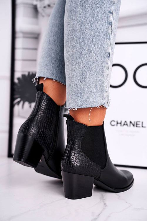 Women’s Boots On High Heel Sergio Leone Black BT613