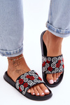 Women's Slippers With Emoticons Black Cosette