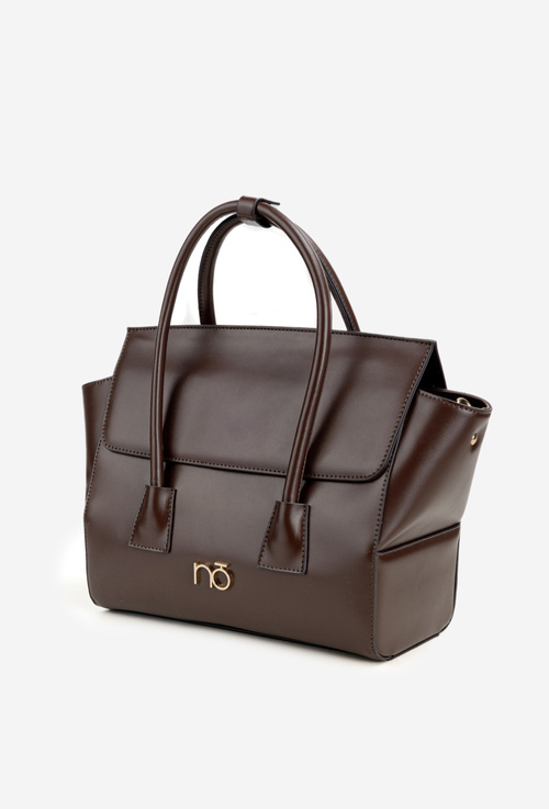 Damska Torebka Kuferek Czekoladowa NOBO BAG5810-M17