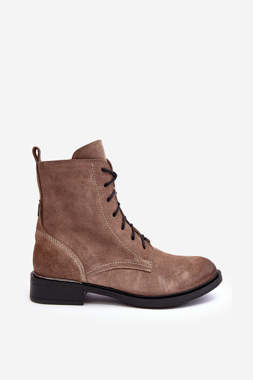 Comfortable Suede Lined Boots Light Brown Lemar Revin